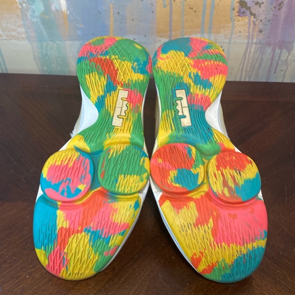 Nike LeBron Witness White Muti-Camo Basketball Shoes Mens size 9 - Picture 5 of 5